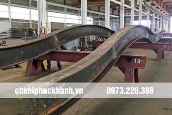 Uốn gia nhiệt thép hình U,I,V (I80-I630, V3-V250)